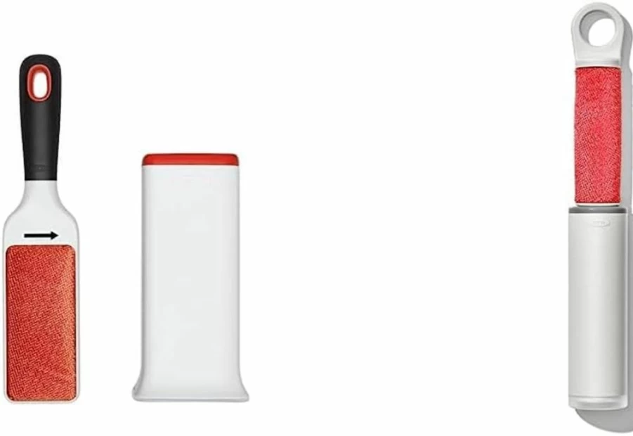 OXO Furlifter Furniture Lint Roller - White Upholstery Brush for Pet Hair & Dust Removal