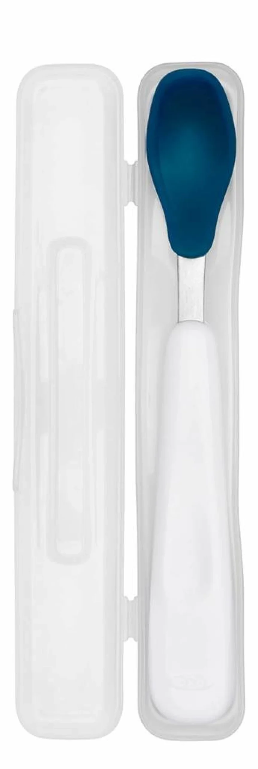 OXO Tot Travel Feeding Spoon - Blossom Pink, On-the-Go Baby Spoon, BPA-Free