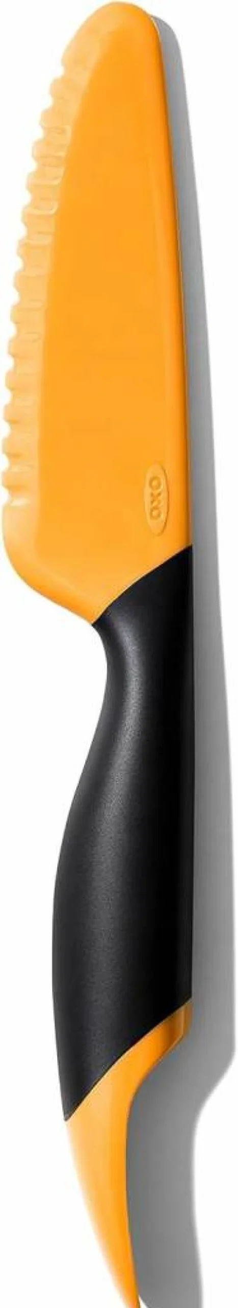 OXO Good Grips Mango Slicer with Scoop - Ergonomic Kitchen Tool for Peeling, Slicing, and Dicing - Orange, 7-Inch