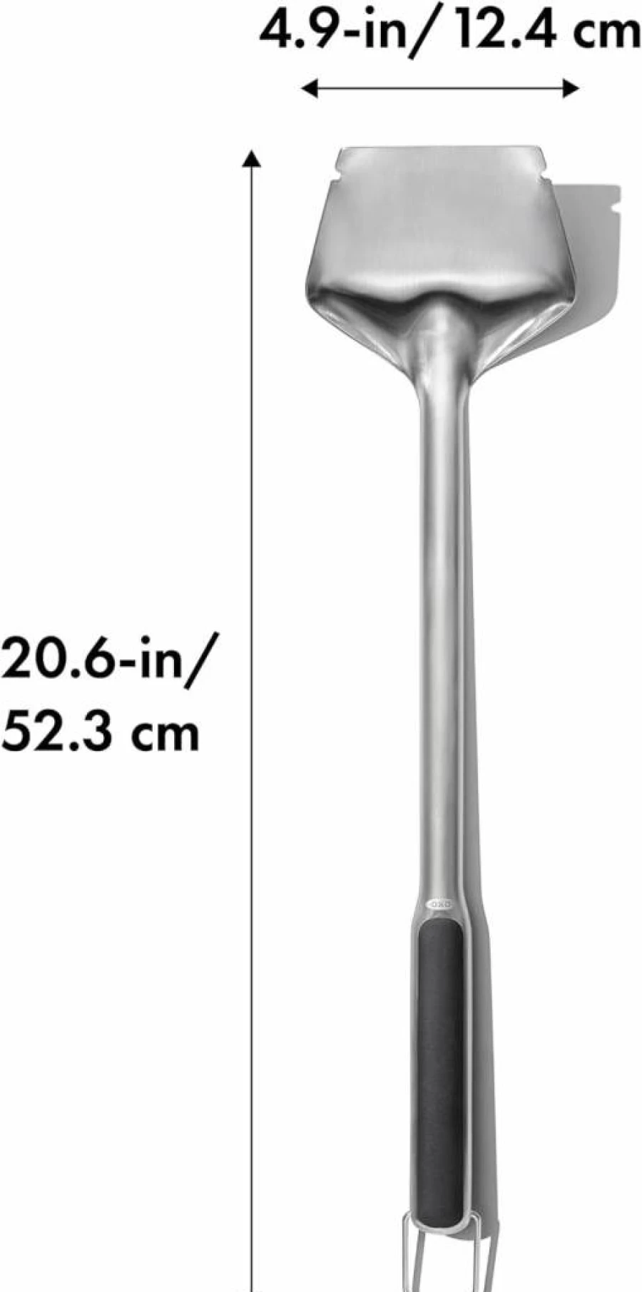 OXO Good Grips Stainless Steel Coal Rake and Shovel Set - 2-Piece Grate Lifter & Coal Tool
