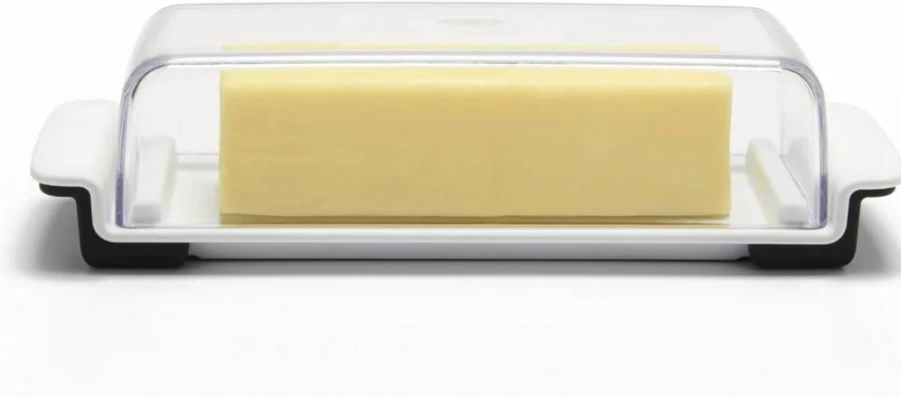 OXO Good Grips Butter Keeper with Lid – Airtight Butter Dish for Freshness, BPA-Free Plastic, Compact Countertop Storage