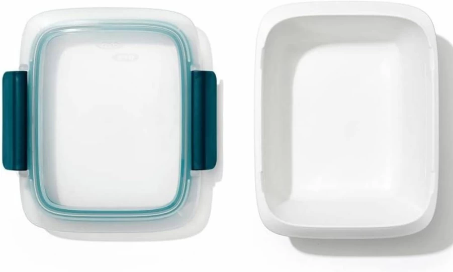 OXO Good Grips 4.1 Cups Divided Food Storage Container - Leakproof Bento Lunch Box, Microwave & Dishwasher Safe, BPA Free, Ideal for Leftovers & Meal Prep