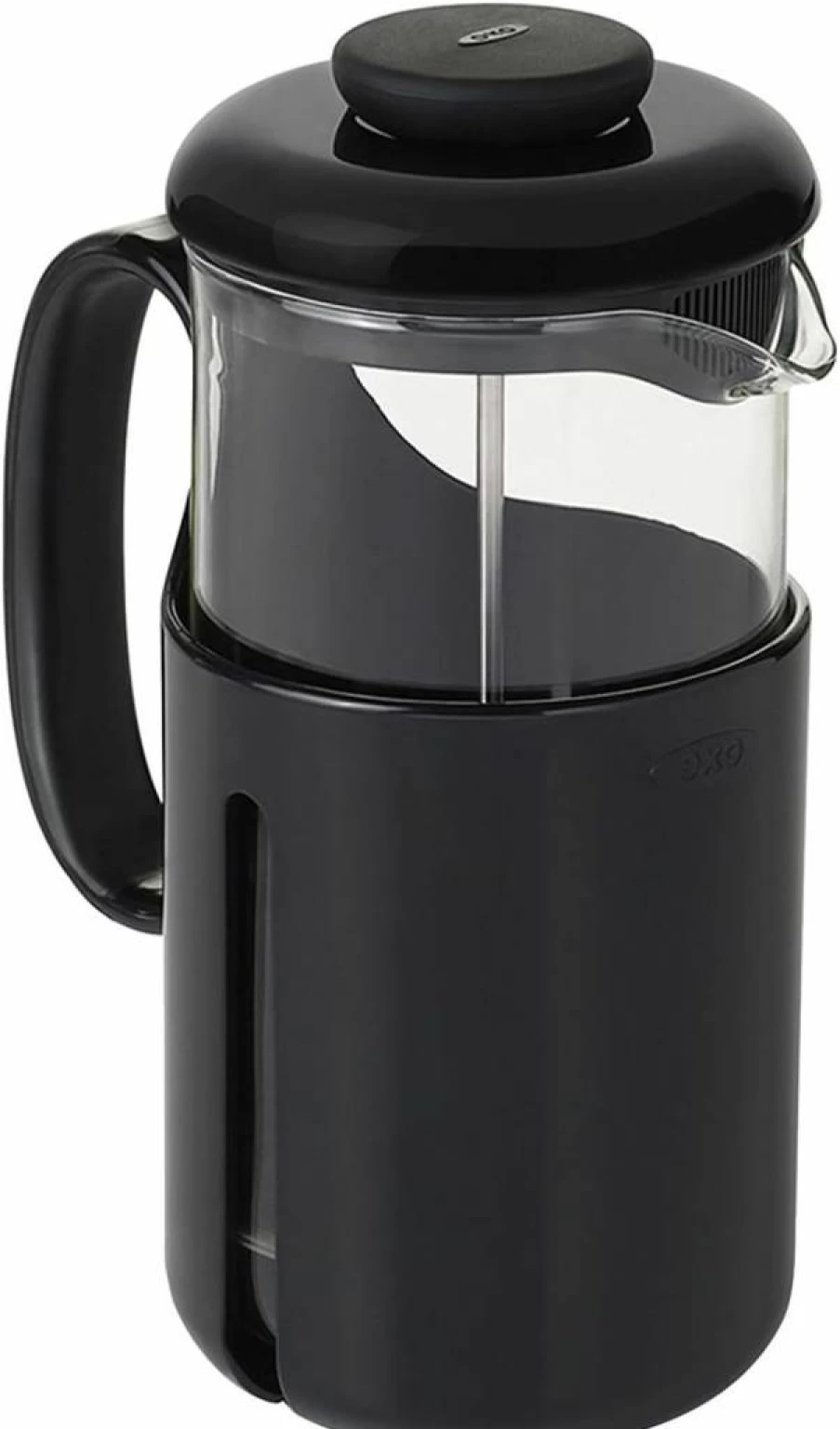 OXO Brew 8-Cup Shatter-Resistant French Press Coffee Maker, Black – Portable Travel Coffee Press by OXO