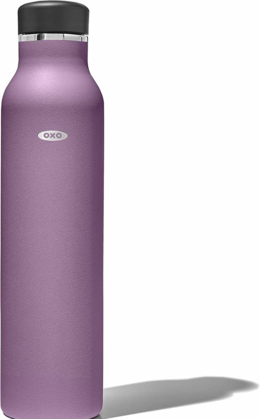 OXO Strive 24oz Insulated Water Bottle with Standard Lid - Jade, Leak-Proof, BPA-Free, Stainless Steel Thermos for Hot & Cold Beverages