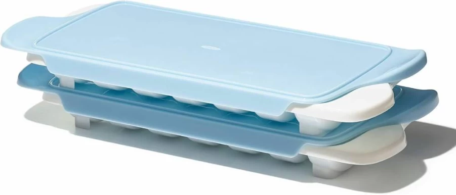 OXO Good Grips 2-Pack Ice Cube Trays - BPA-Free, Flexible & Stackable for Easy Ice Removal