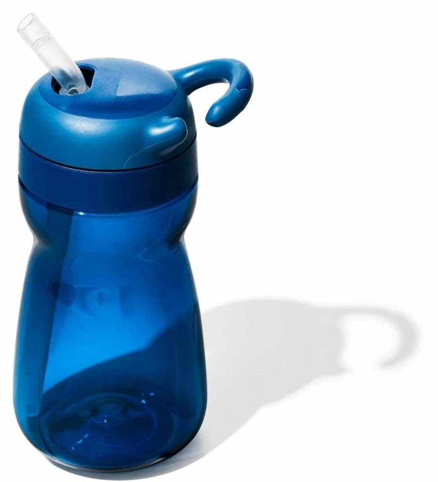 OXO Tot Kids Water Bottle - BPA-Free Plastic, Leak-Proof, Teal Color for Outdoor Adventures