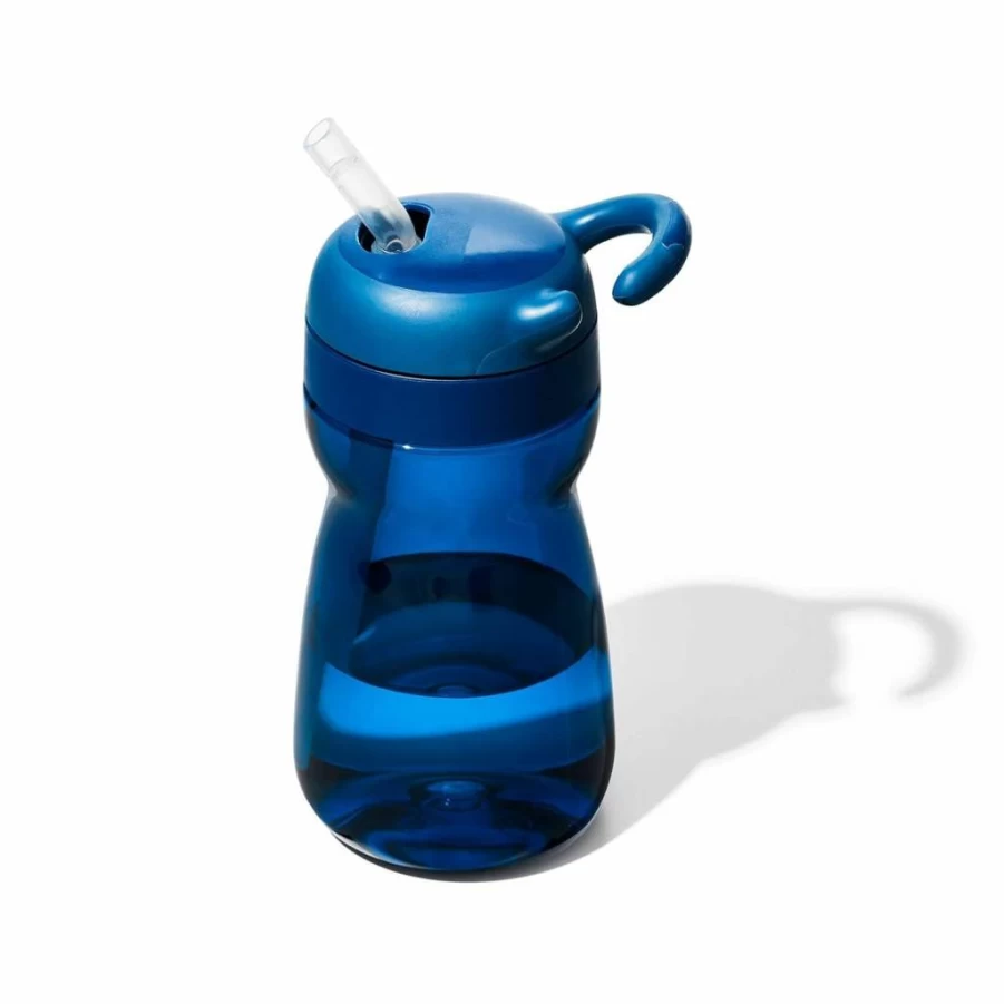 OXO Tot Kids Water Bottle - BPA-Free Plastic, Leak-Proof, Teal Color for Outdoor Adventures