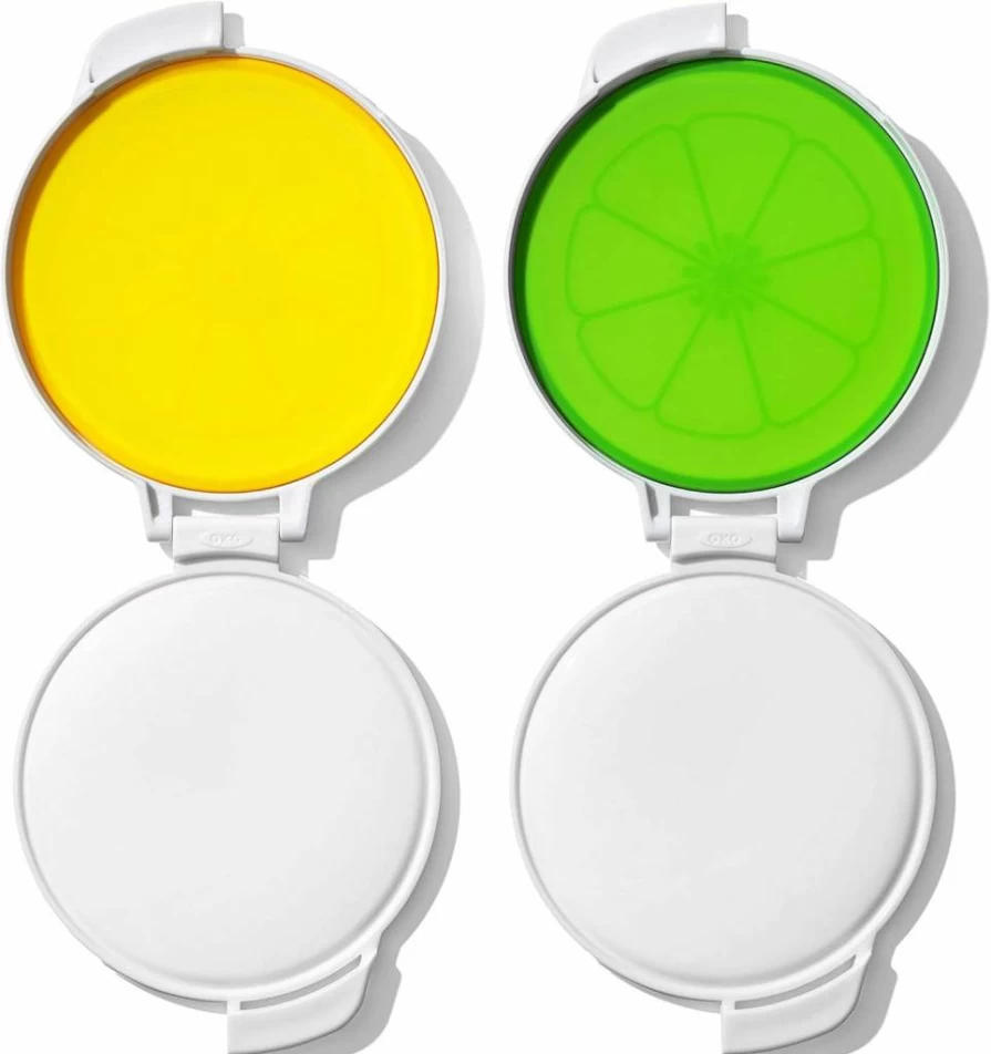 OXO Reusable Silicone Food Savers - Onion & Lemon Freshness Keepers Set by OXO Good Grips