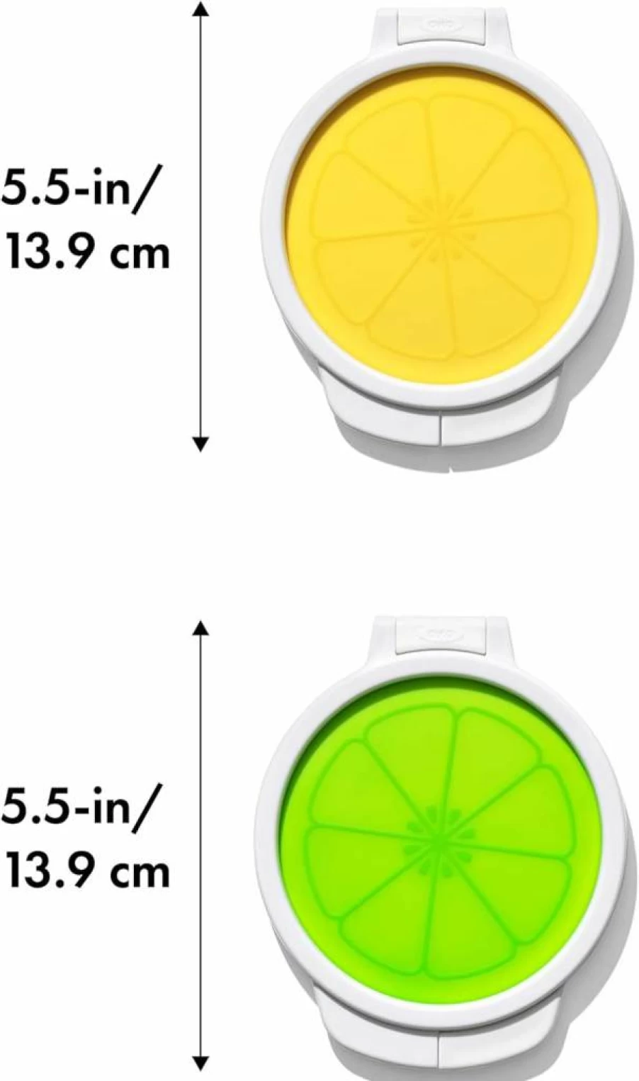 OXO Reusable Silicone Food Savers - Onion & Lemon Freshness Keepers Set by OXO Good Grips