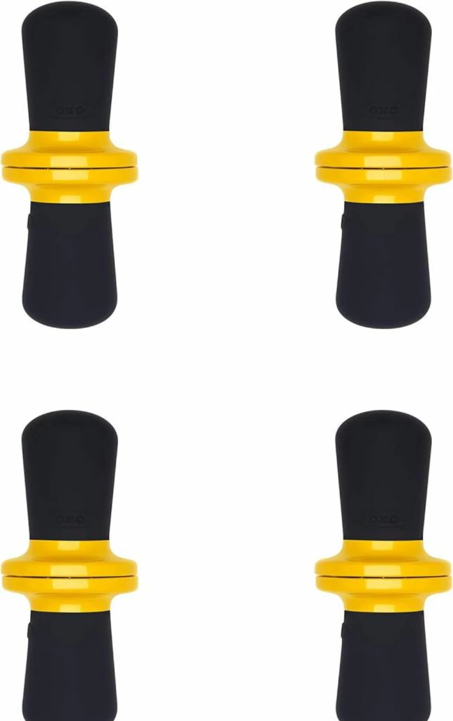 OXO Good Grips 8-Piece Corn Holder Set - Bright Yellow Kitchen Utensils for Corn on The Cob - Ergonomic Corn Cob Handles - BPA-Free Corn Skewers - Dishwasher Safe Corn Eating Tools