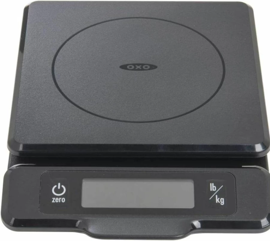 OXO 5-Lb Digital Food Scale with Pull-Out Display - Accurate Kitchen Scale for Precise Measuring - Black