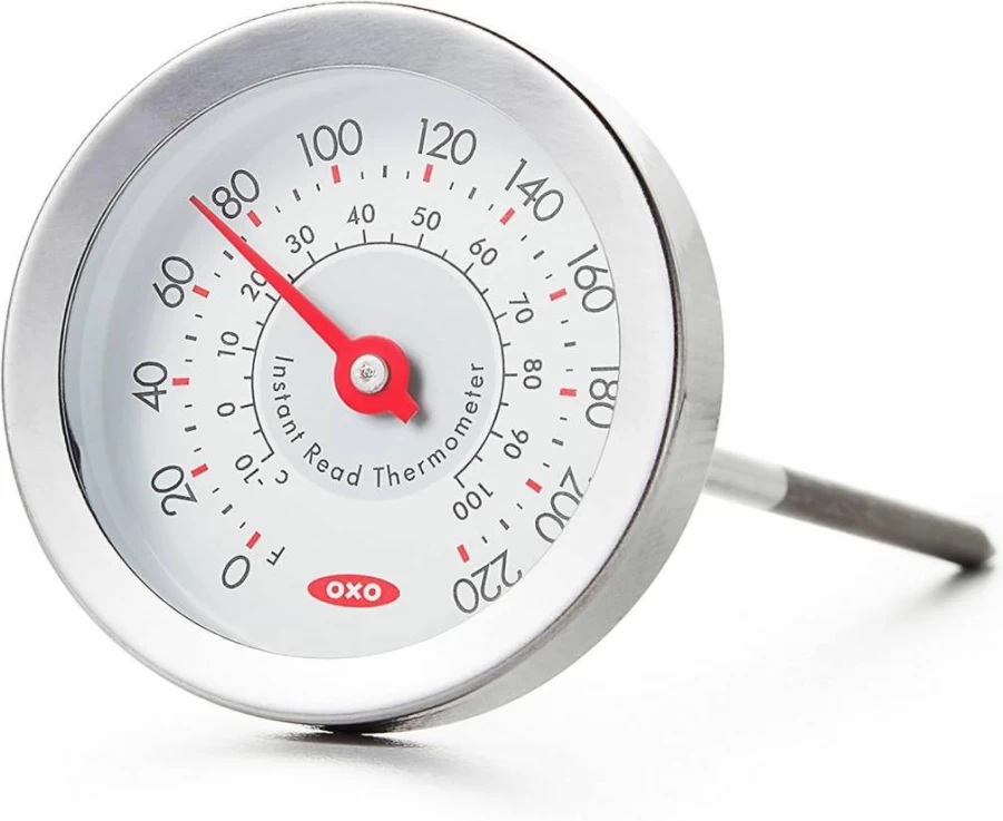 OXO Good Grips Digital Instant Read Meat Thermometer for Cooking, Baking, and Grilling - Black