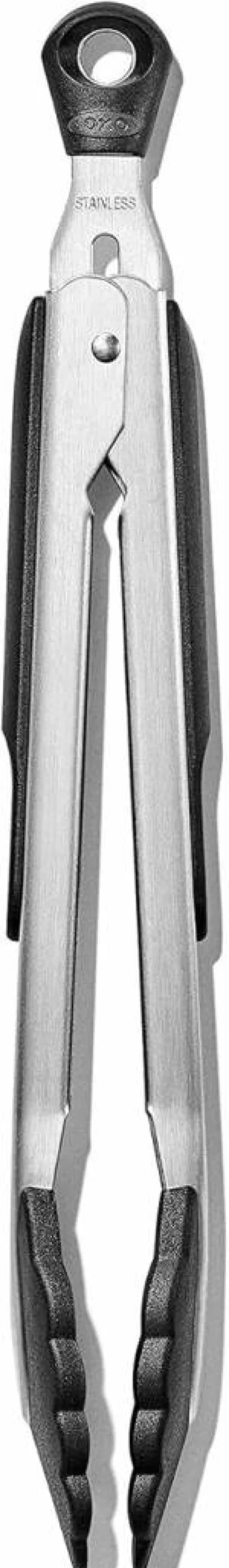 OXO Good Grips 9-Inch Locking Kitchen Tongs with Non-Slip Nylon Heads - Secure Grip Cooking Utensil