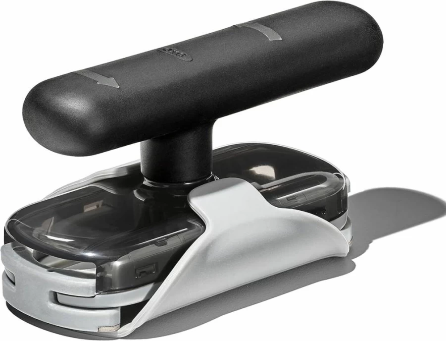 OXO Good Grips Black Twisting Jar Opener with Non-Slip Base Pad - Easy Open Kitchen Tool