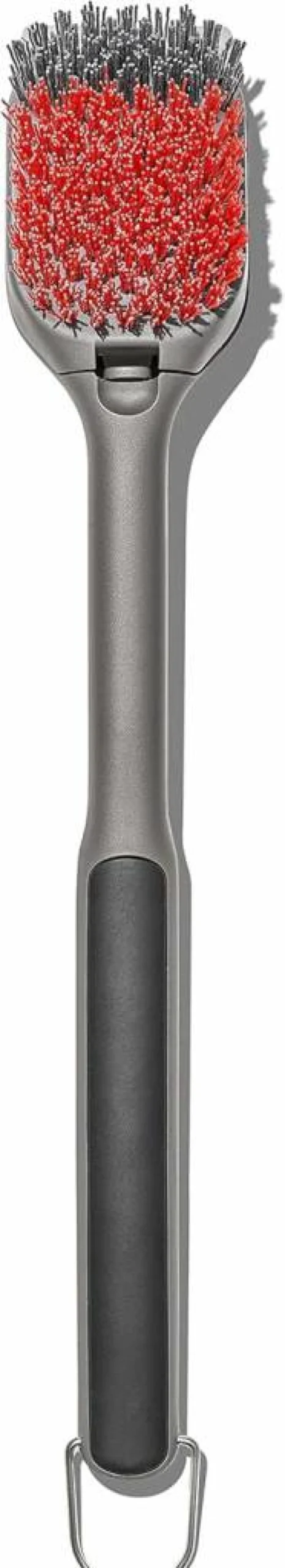 OXO Good Grips Grill Brush - Heavy Duty Stainless Steel Bristles for BBQ Cleaning, Ergonomic Handle, Durable Grill Scraper for Outdoor Cooking