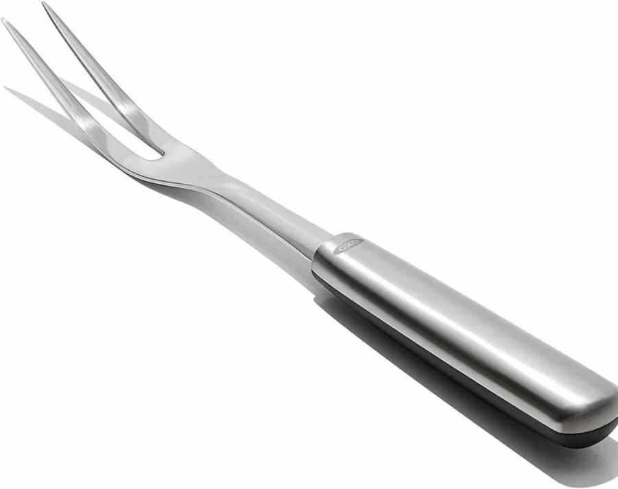 OXO Stainless Steel Cooking Fork - Durable Kitchen Utensil for Grilling & Serving