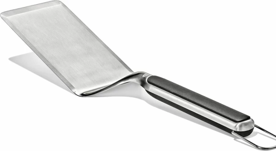 OXO Good Grips Stainless Steel Griddle Turner with Non-Slip Handle - Durable BBQ & Indoor/Outdoor Cooking Spatula for Griddles & Grills