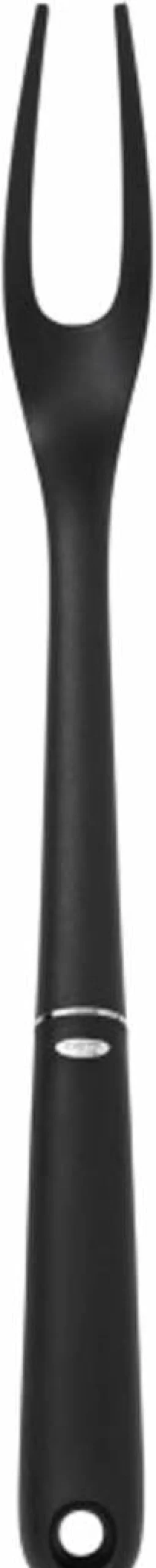 OXO Good Grips Black Nylon Kitchen Fork - Durable & Ergonomic Utensil for Cooking & Serving