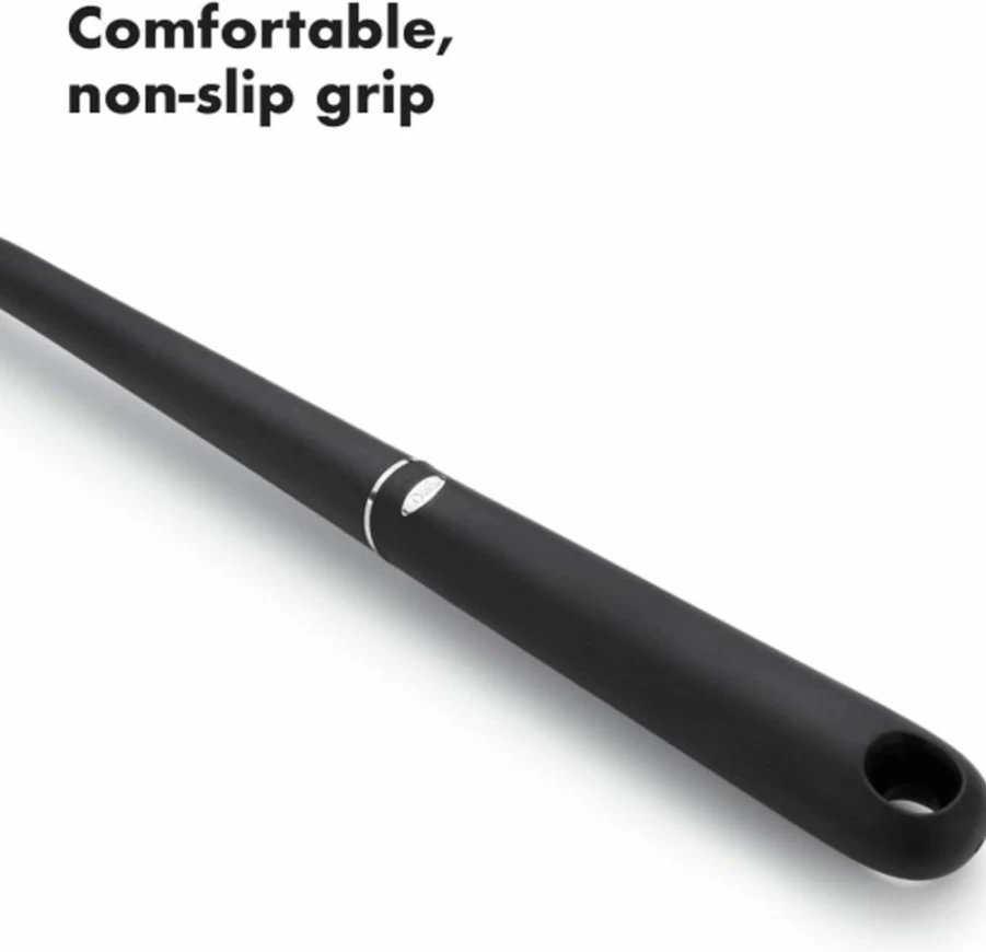 OXO Good Grips Black Nylon Kitchen Fork - Durable & Ergonomic Utensil for Cooking & Serving