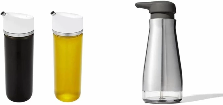 OXO Good Grips 12 Oz Glass Oil Dispenser with Precision Pour Spout