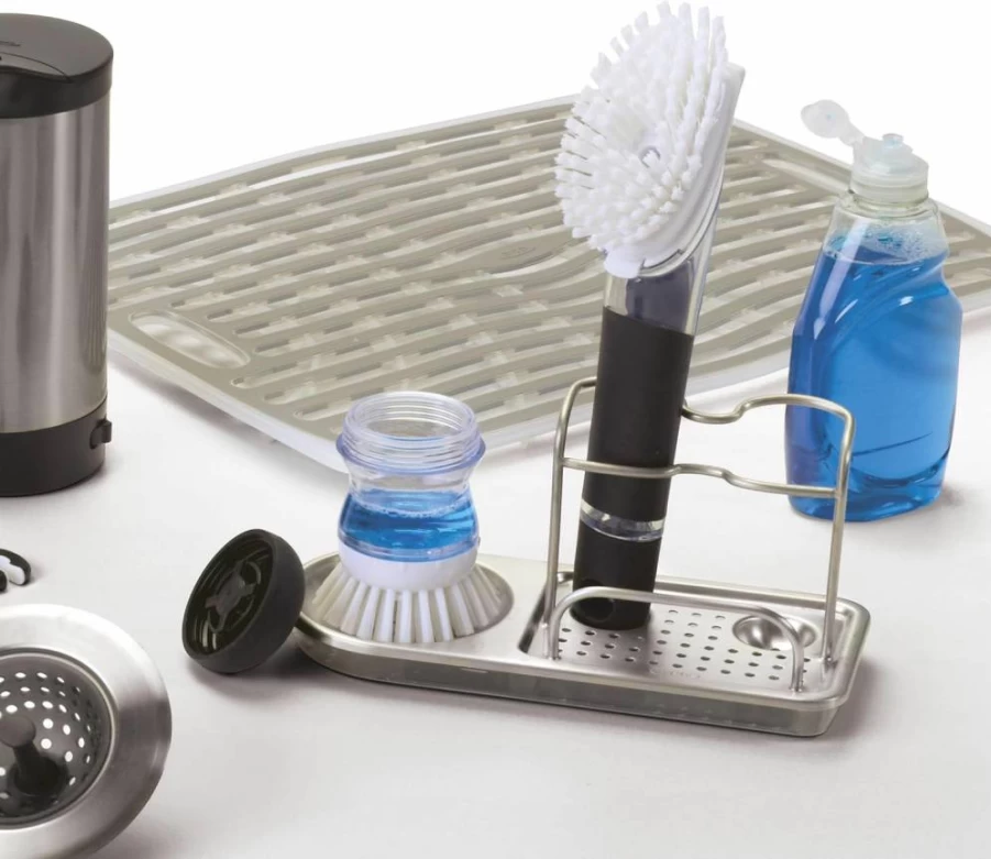 OXO Stainless Steel Sink Organizer - Gray Sink Caddy by OXO Good Grips
