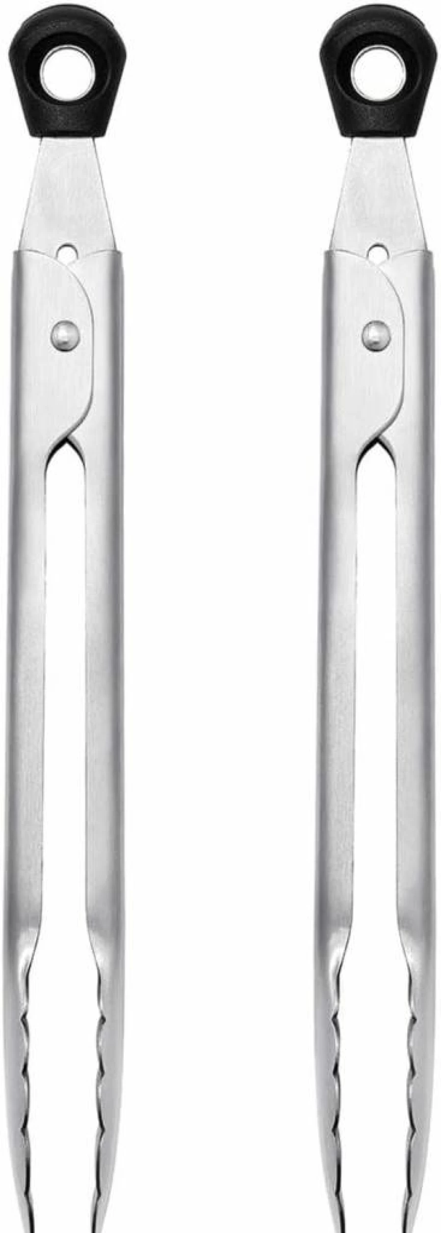 OXO Good Grips Stainless Steel Mini Tongs 2-Pack - Durable Kitchen Tongs Set for Cooking & Serving