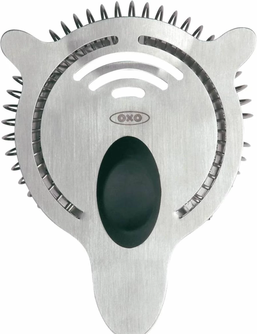 OXO Steel Cocktail Strainer - Premium Bar Tool for Professional Mixing and Straining