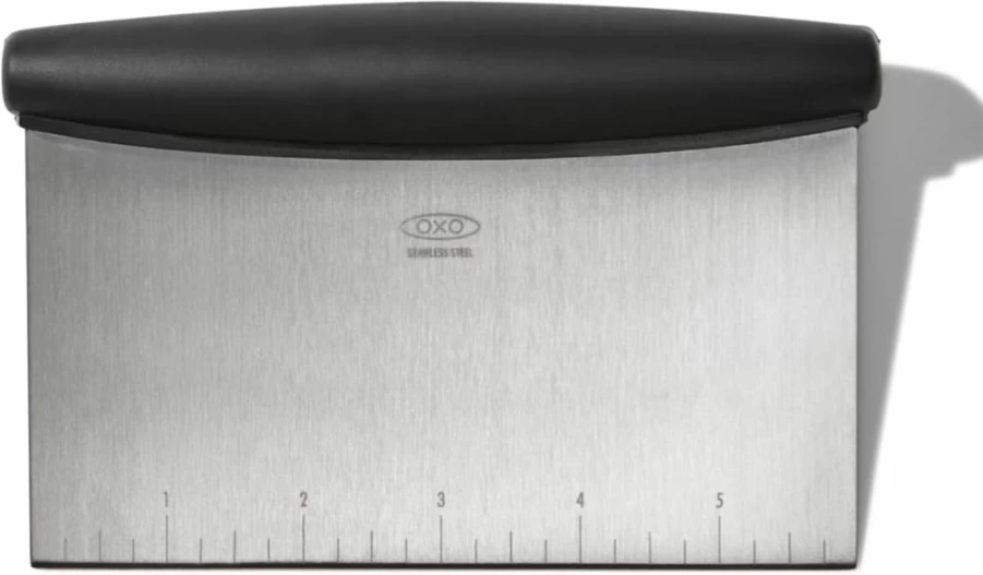 OXO Stainless Steel Bench Scraper and Chopper - Durable Multi-Purpose Kitchen Tool by OXO Good Grips