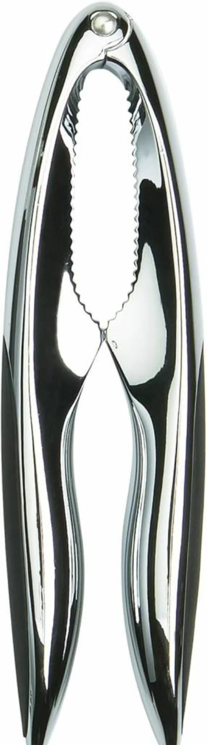 OXO Good Grips Slim Nut & Seafood Cracker - Silver, Durable Shell Crackers for Nuts, Crab, Lobster, Easy Grip Handle, Kitchen Gadget Tool