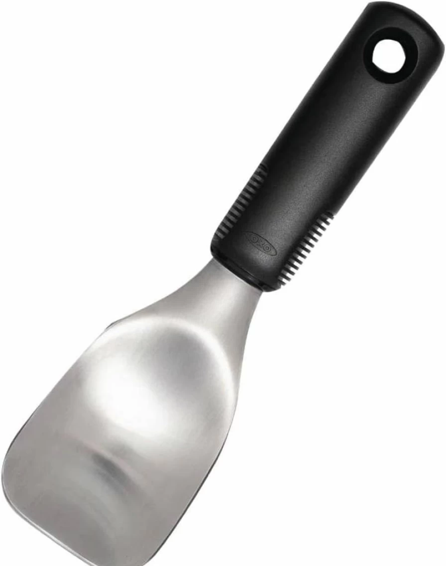 OXO Stainless Steel Ice Cream Scoop - Black, Durable & Ergonomic Design by OXO Good Grips