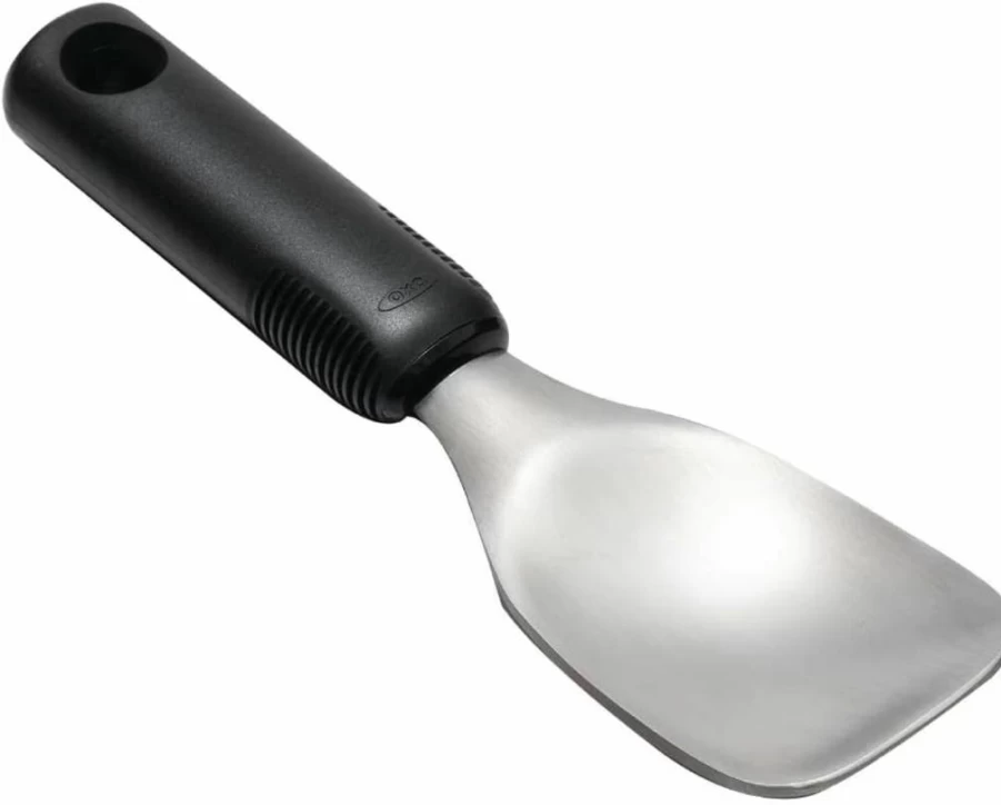 OXO Stainless Steel Ice Cream Scoop - Black, Durable & Ergonomic Design by OXO Good Grips