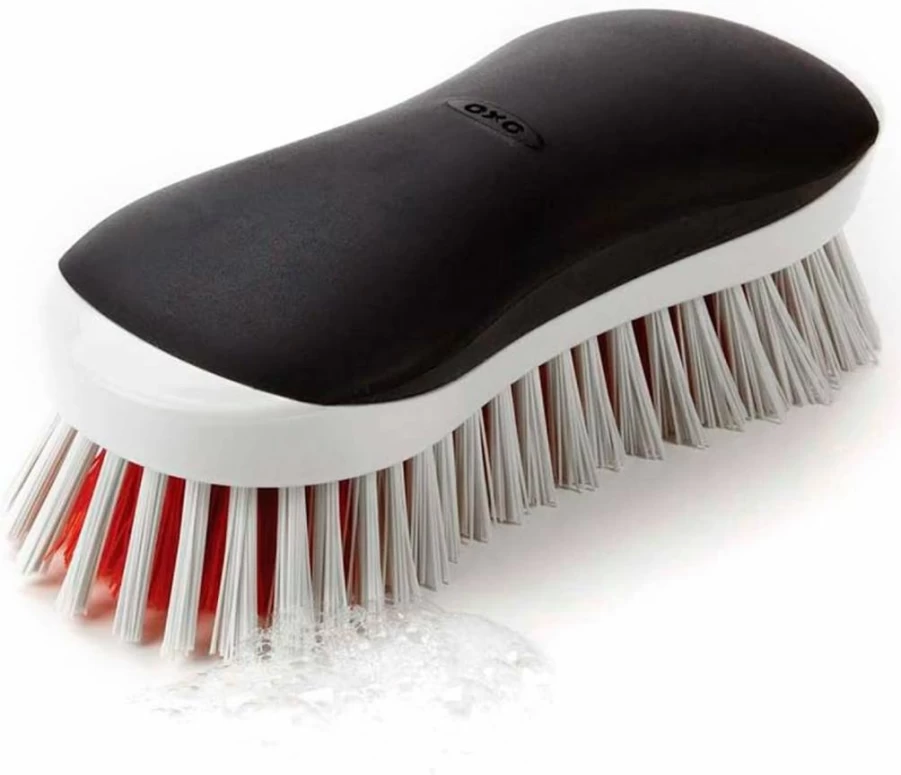 OXO Heavy Duty Scrub Brush - Good Grips Non-Slip Handle for Tough Cleaning