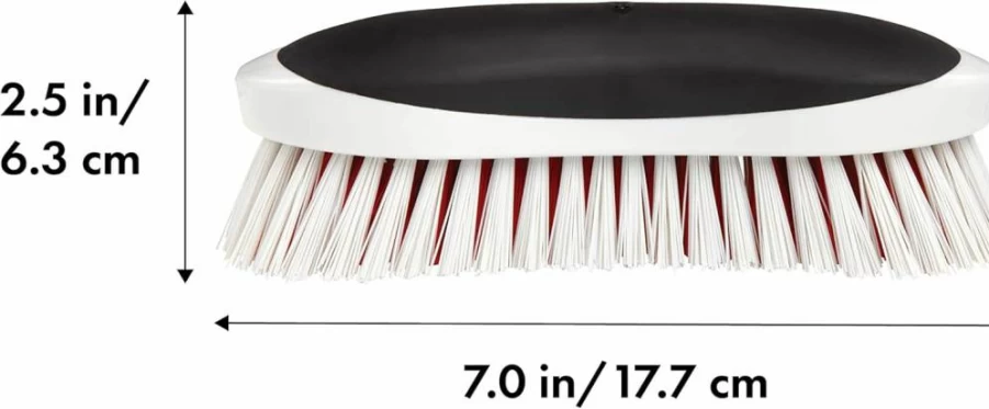 OXO Heavy Duty Scrub Brush - Good Grips Non-Slip Handle for Tough Cleaning