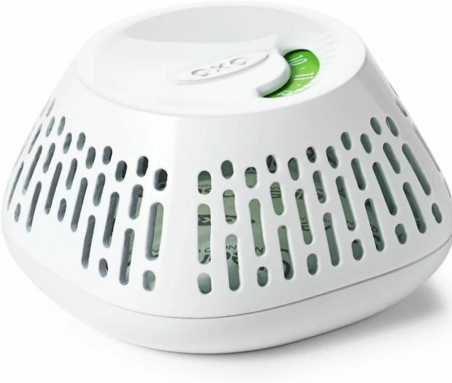 OXO Greensaver Crisper Drawer Insert with Suction Cups - 2 Pack, White, Fresh Produce Storage Container for Refrigerator by OXO Good Grips