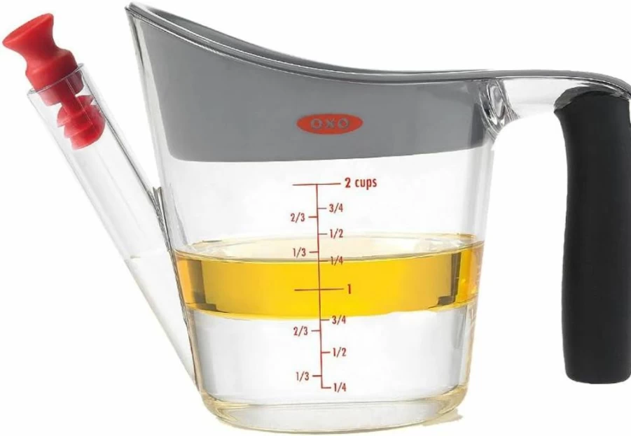OXO Good Grips 4-Cup Gravy Fat Separator with Pour Spout and Easy-Grip Handle