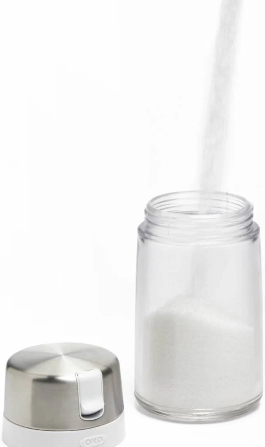 OXO Good Grips Sugar Dispenser - BPA-Free Plastic Container with Pour Spout for Easy Storage & Dispensing