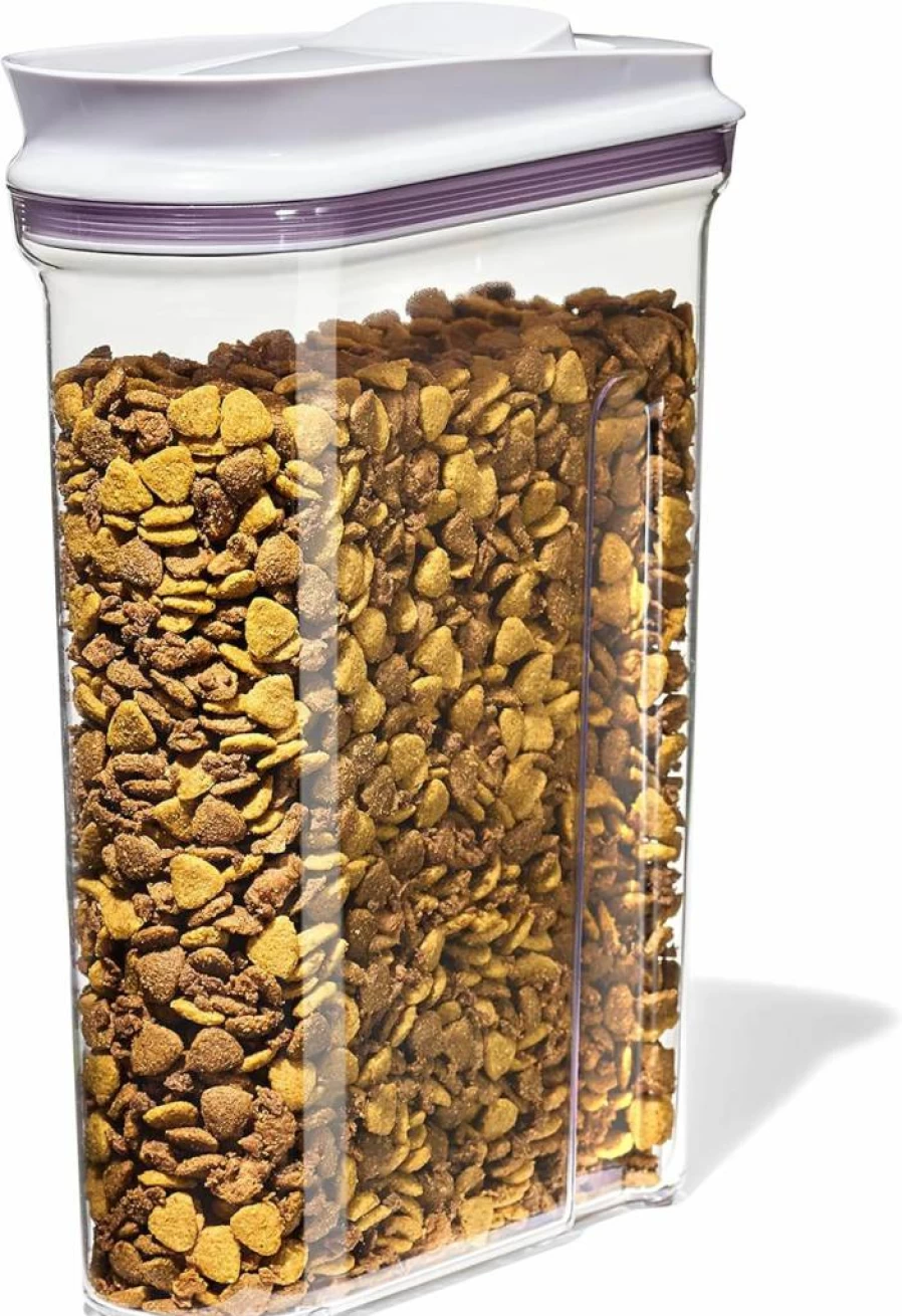 OXO Good Grips 4.2L Airtight Pet Food Storage Container with Scoop - BPA-Free, Ideal for Dog or Cat Food (4.4 Qt)