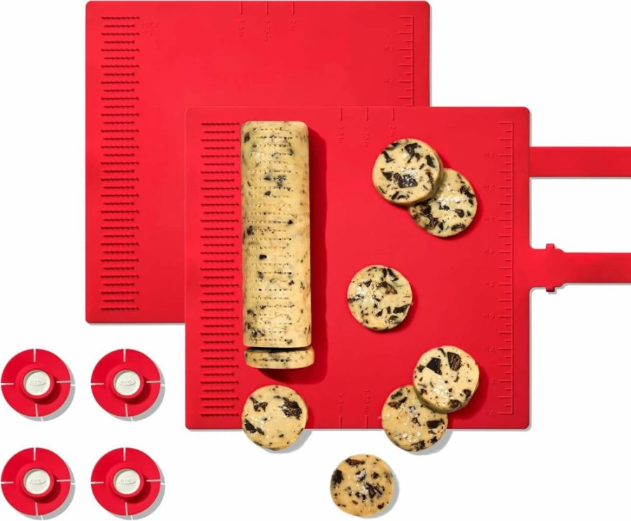 OXO Good Grips Slice & Bake Cookie Set - 2-Piece Non-Slip Dough Slicer Kit for Perfect Cookies