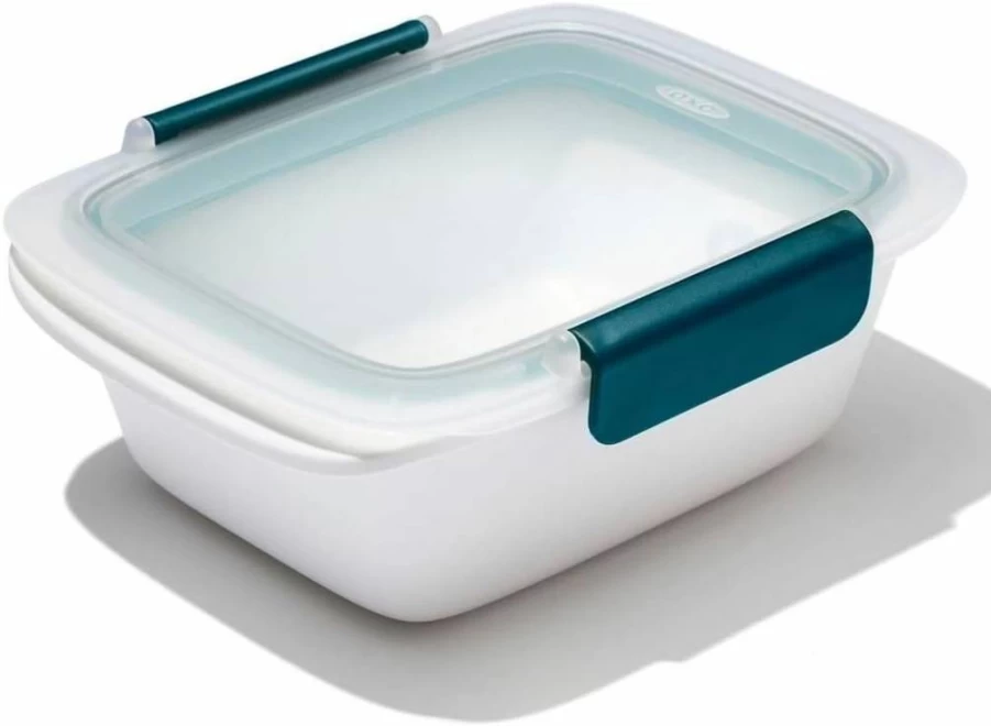 OXO Good Grips 4.3 Cup Leakproof Sandwich Container | BPA-Free Food Storage for Lunch, Leftovers | Microwave, Dishwasher & Freezer Safe | Stain-Resistant
