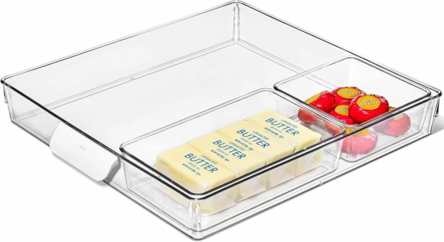 OXO 3-Piece Refrigerator Organizer Set - 13 Inch Kitchen Storage Containers by OXO Good Grips