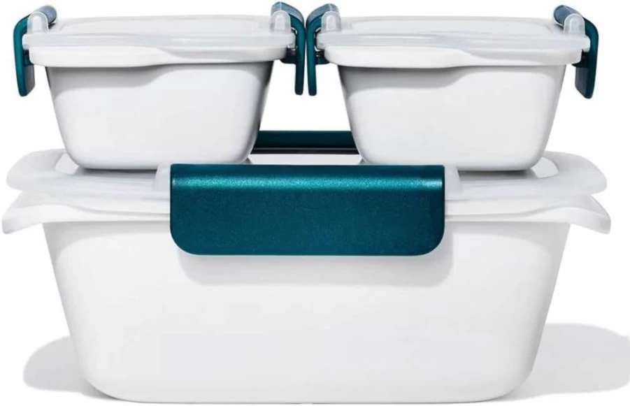 OXO Good Grips 20-Piece Leakproof Food Storage Container Set | BPA-Free Microwave, Dishwasher & Freezer Safe | Meal Prep, Leftovers & Lunch Containers | Odor & Stain Resistant