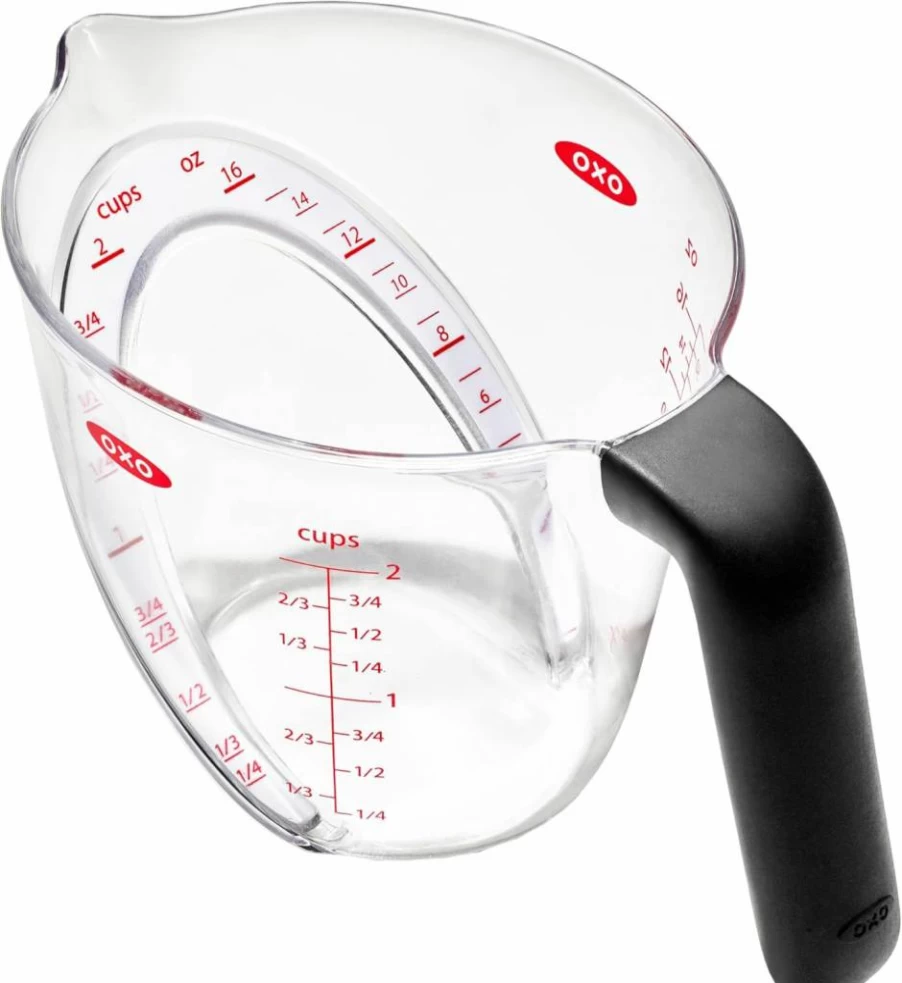 OXO Good Grips 4-Cup Angled Measuring Cup - BPA-Free Kitchen Measuring Cup with Easy-Read Measurements
