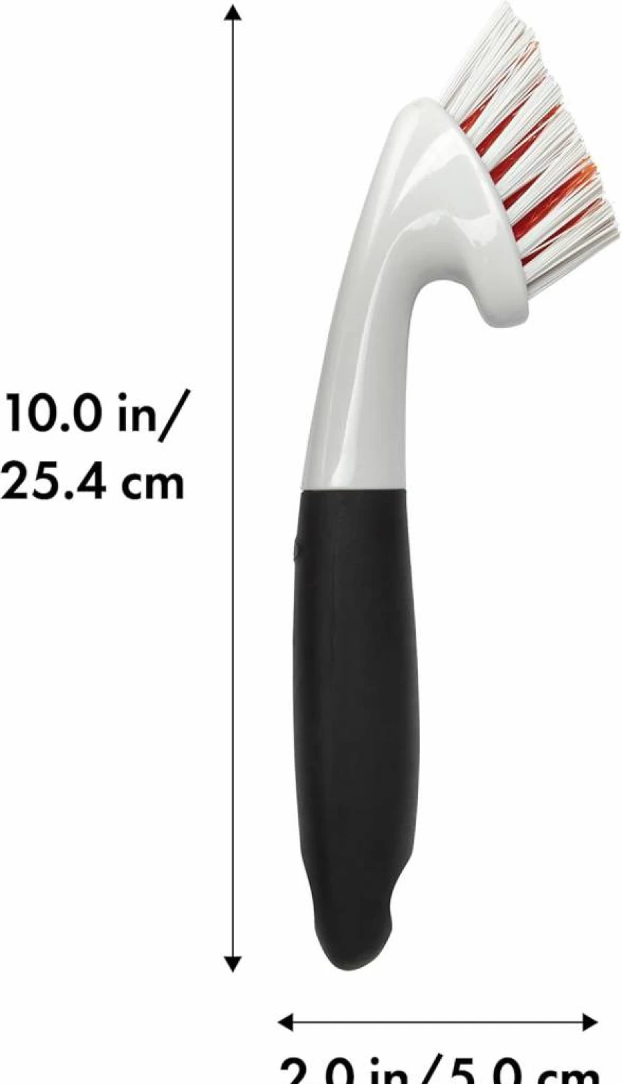 OXO Good Grips Grout Cleaning Brush - Durable White Scrub Brush for Tile, Bathroom, and Kitchen by OXO