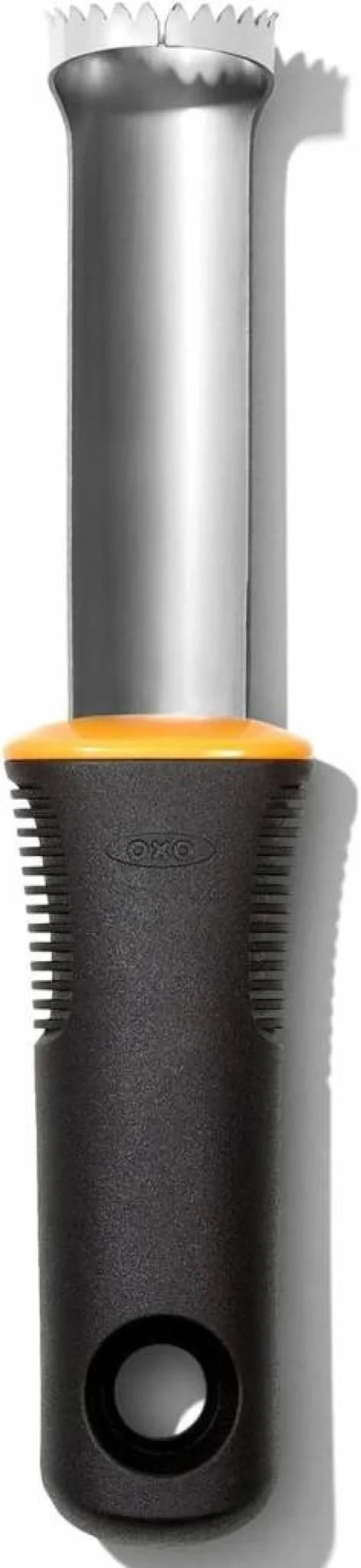 OXO Peach Pitter - Stainless Steel Fruit Pit Remover Tool for Peaches, Plums, Apricots by OXO Good Grips