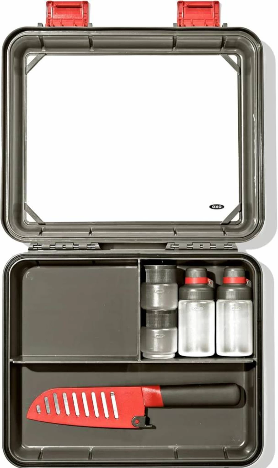 OXO Outdoor Camp Kitchen Prep Set - Portable Camping Cooking Gear with Essential Tools for Outdoor Adventures