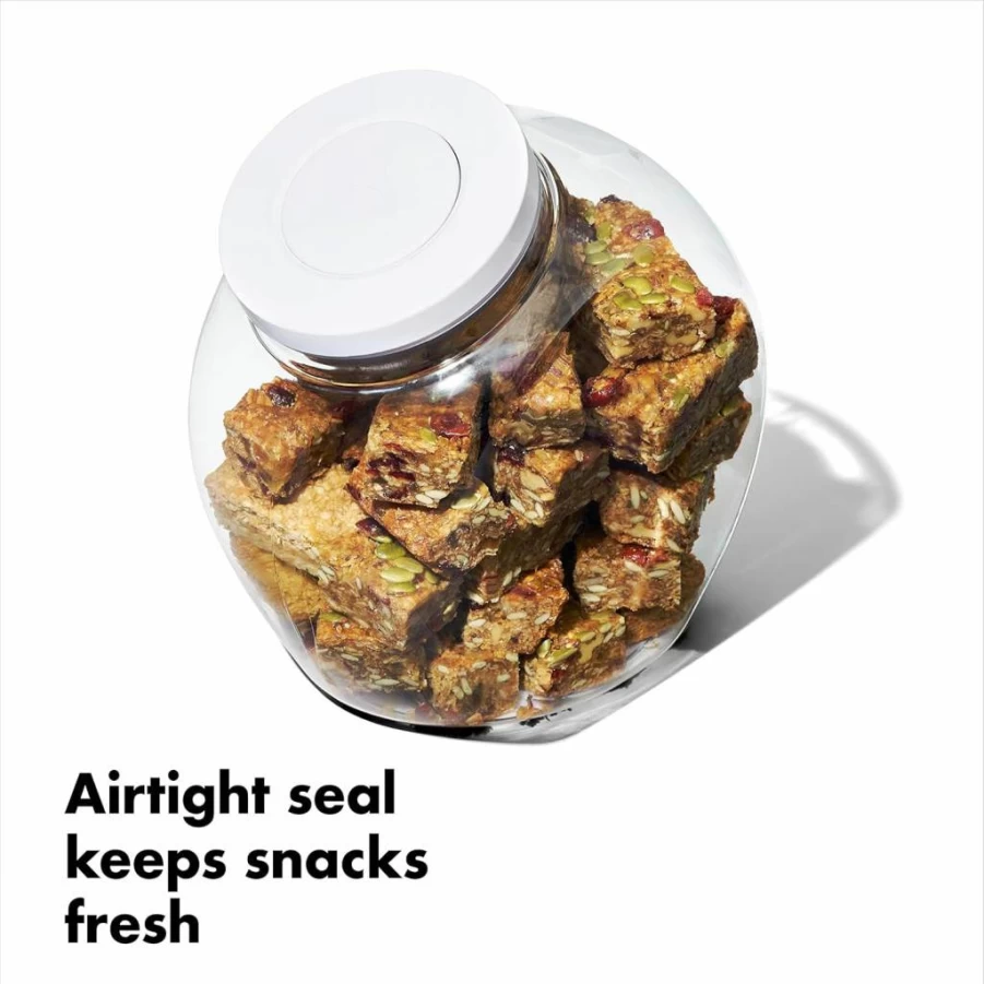 OXO 5.0 Quart Airtight Food Storage Container for Cookies, Snacks & Dry Goods - Large Pop Top Jar by OXO Good Grips