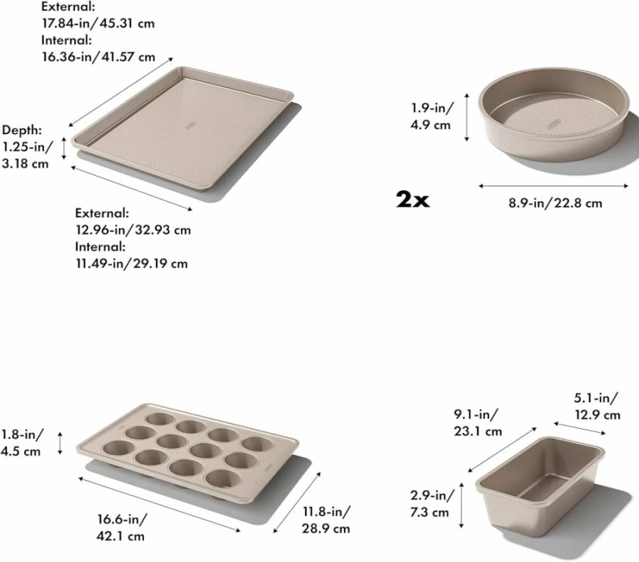 OXO Non-Stick 9-Inch Round Cake Pan - Good Grips Pro Baking Tool