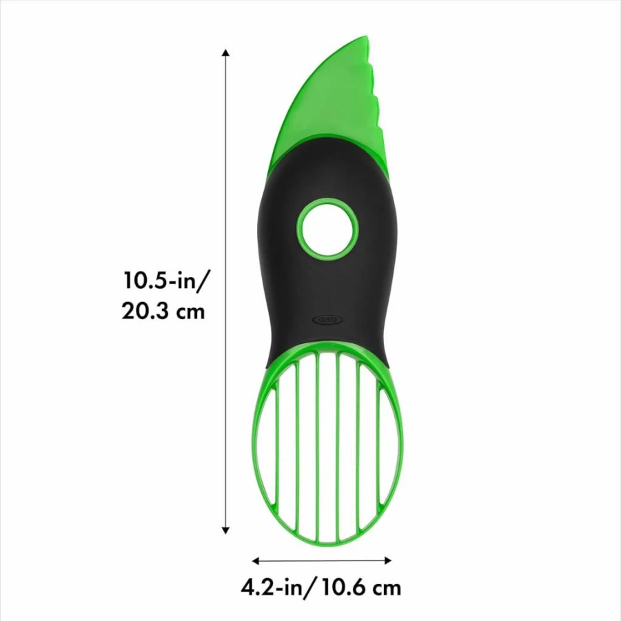 OXO 3-in-1 Avocado Slicer and Pit Remover - Green Kitchen Tool by OXO Good Grips