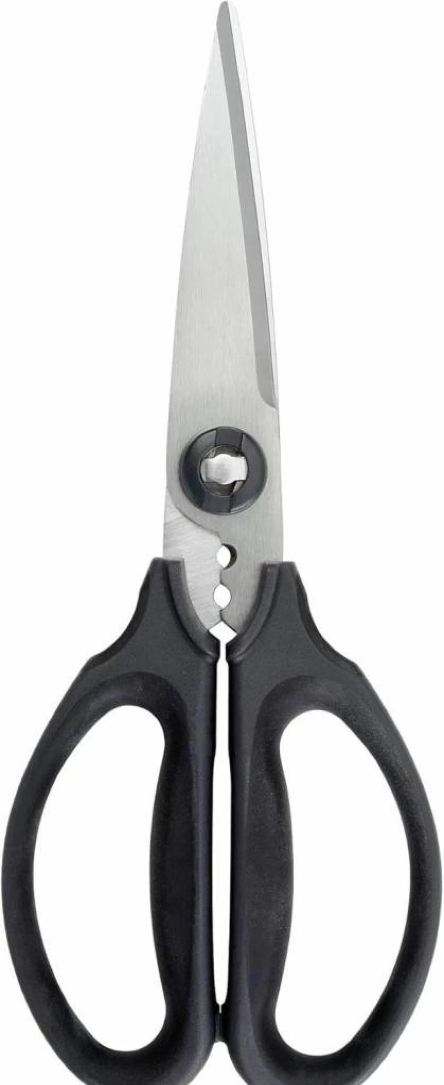 OXO Multi-Purpose Kitchen Scissors for Herbs, Meat, and Food Prep - Sharp Stainless Steel Blades, Comfort Grips - Easy-Clean Design