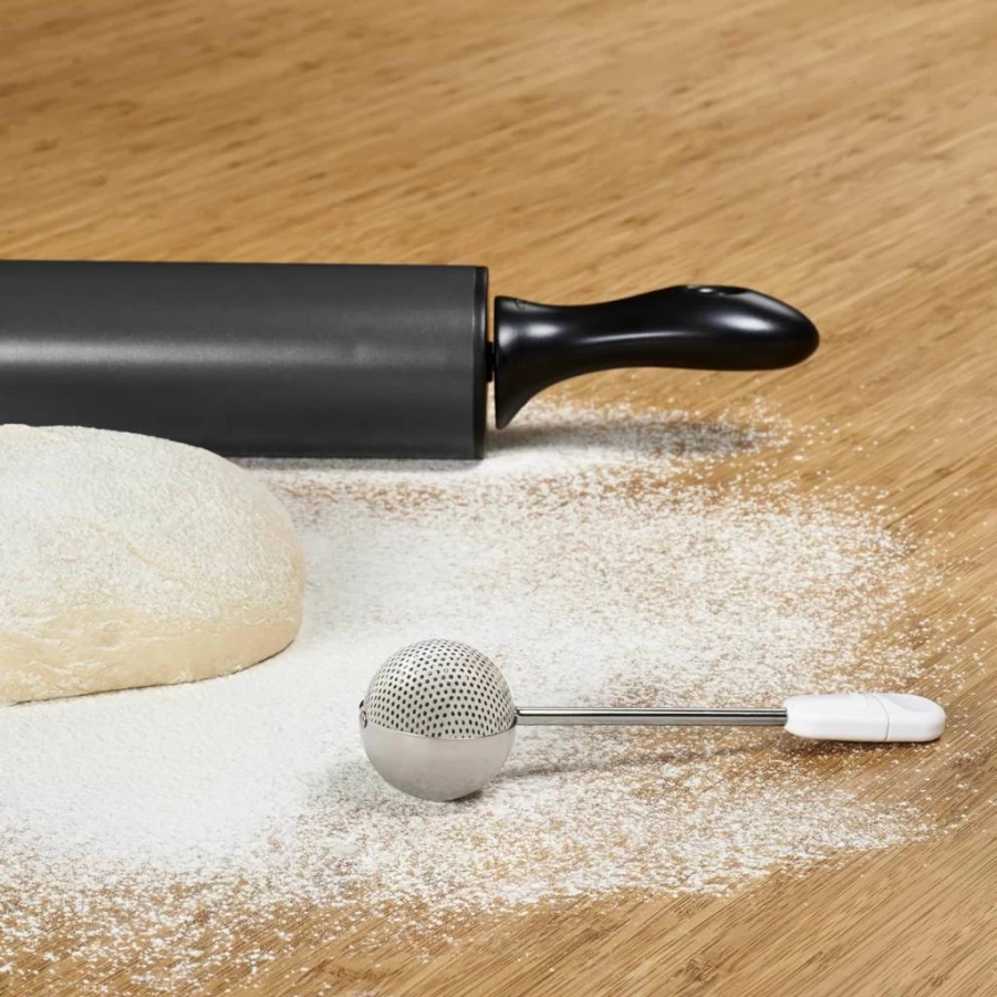 OXO Good Grips Stainless Steel Baking Dusting Wand for Sugar, Flour & Spices